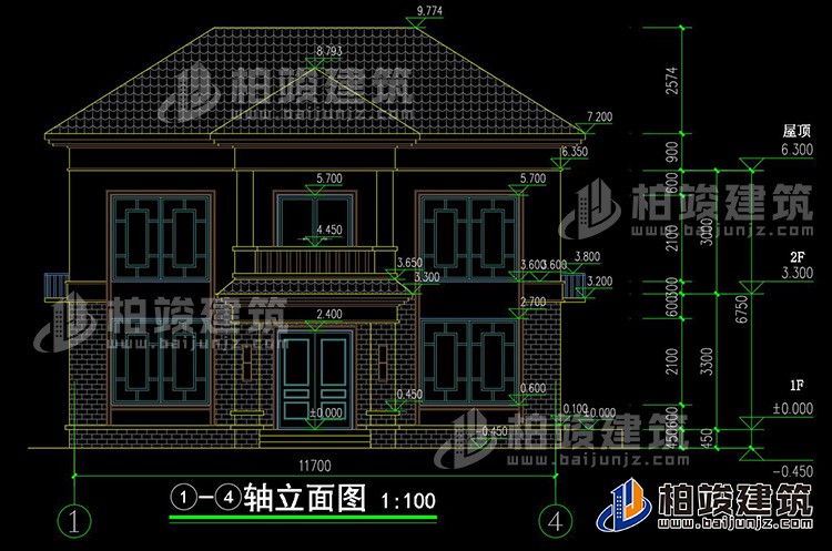 正立面图